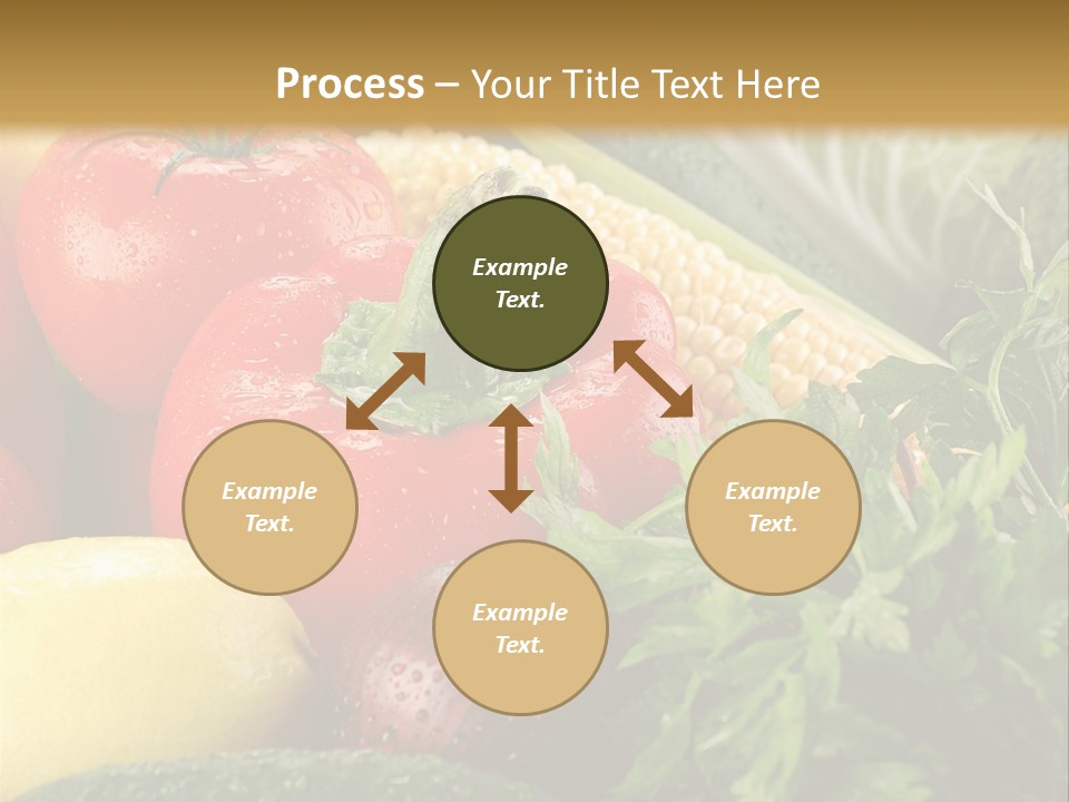 Garden Market Recipe PowerPoint Template