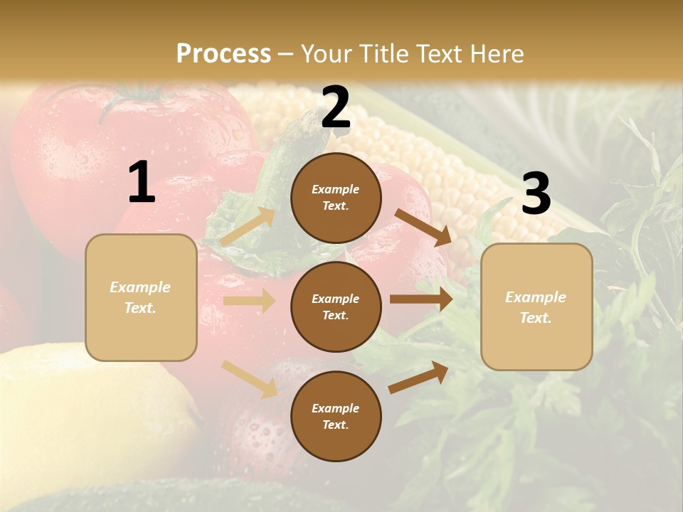 Garden Market Recipe PowerPoint Template