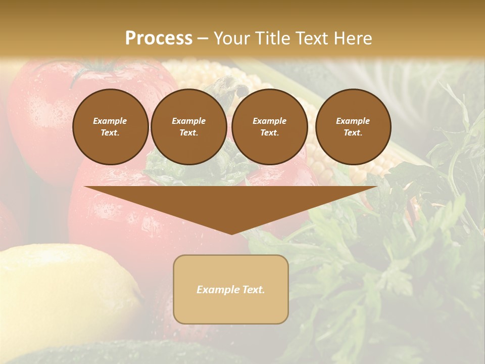 Garden Market Recipe PowerPoint Template