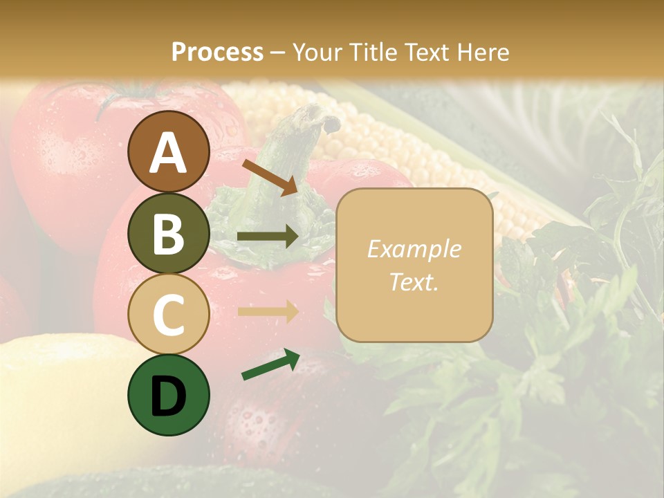 Garden Market Recipe PowerPoint Template