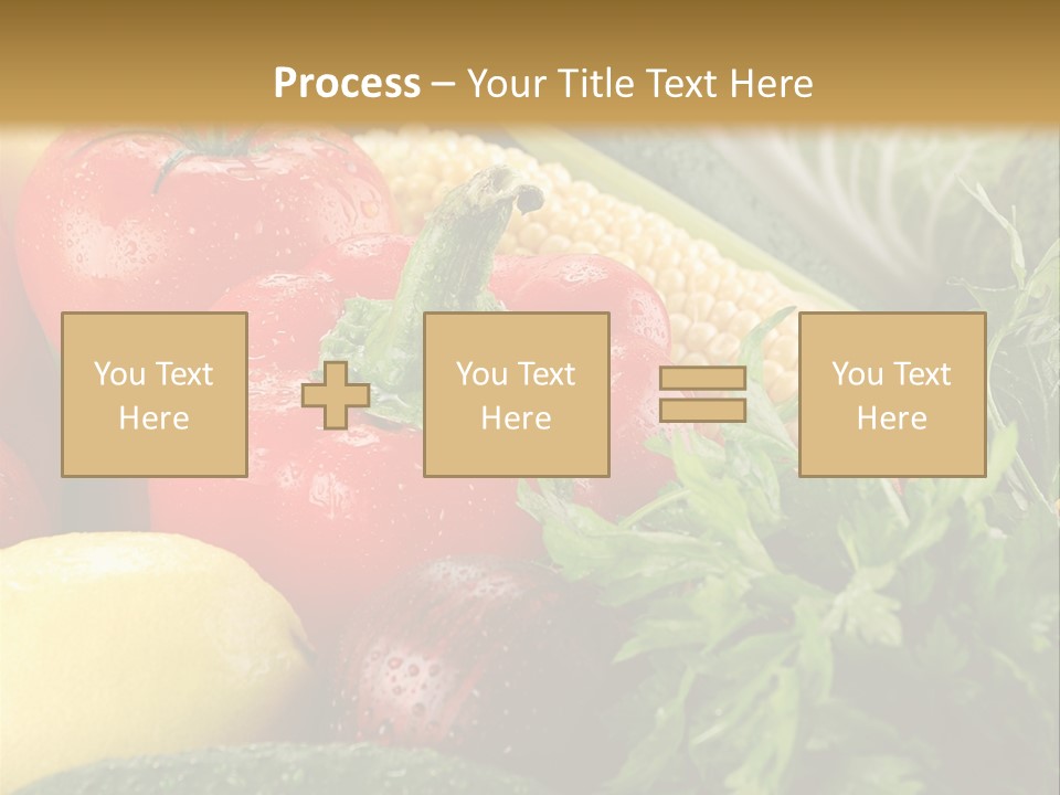Garden Market Recipe PowerPoint Template