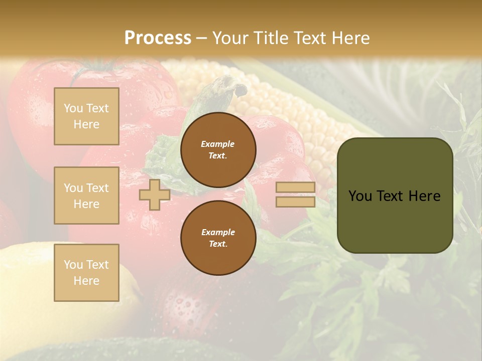 Garden Market Recipe PowerPoint Template