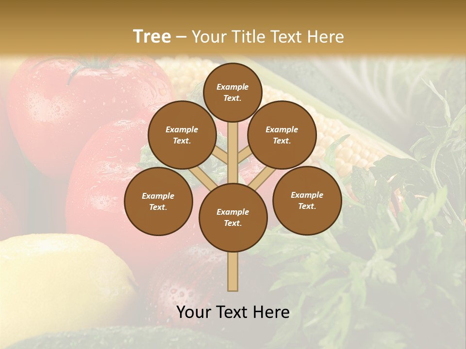 Garden Market Recipe PowerPoint Template