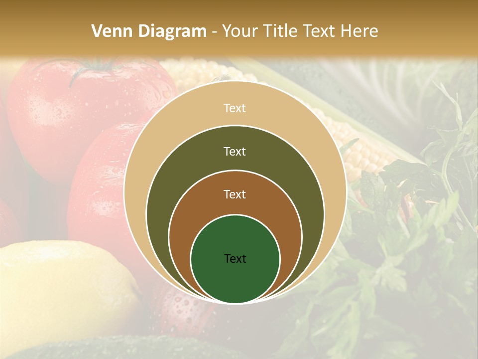 Garden Market Recipe PowerPoint Template