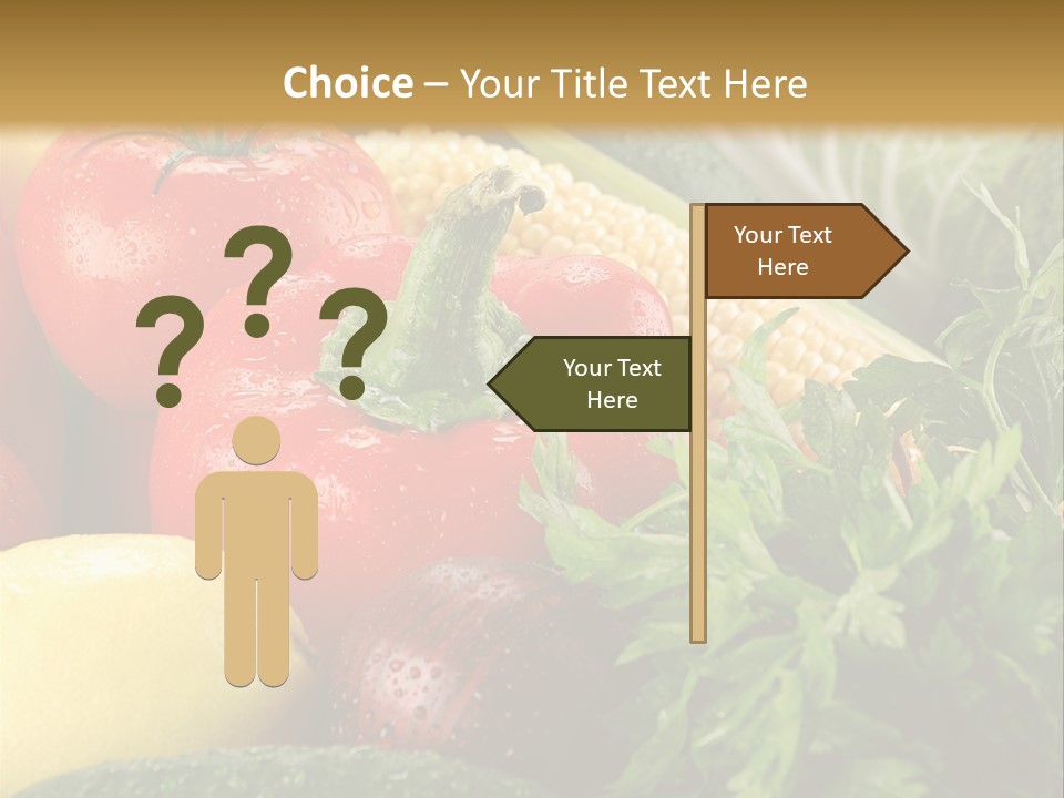 Garden Market Recipe PowerPoint Template