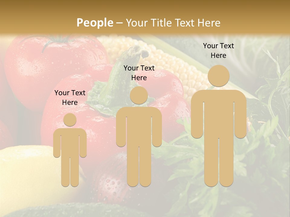 Garden Market Recipe PowerPoint Template