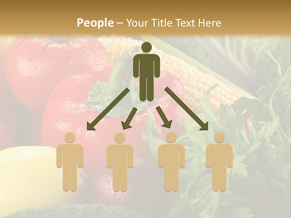 Garden Market Recipe PowerPoint Template