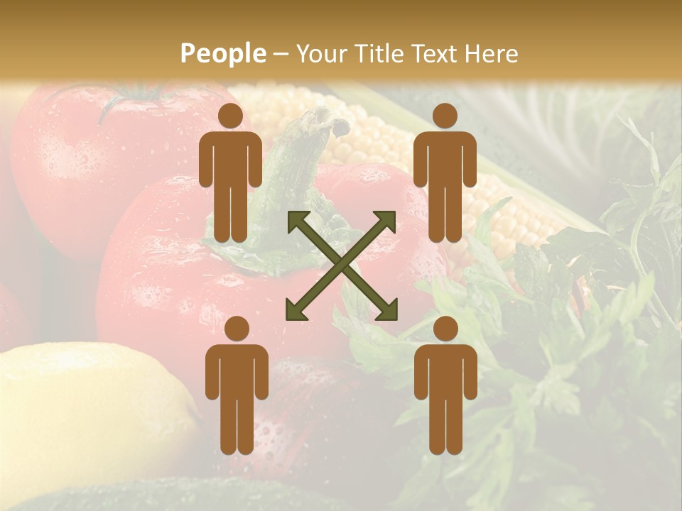 Garden Market Recipe PowerPoint Template