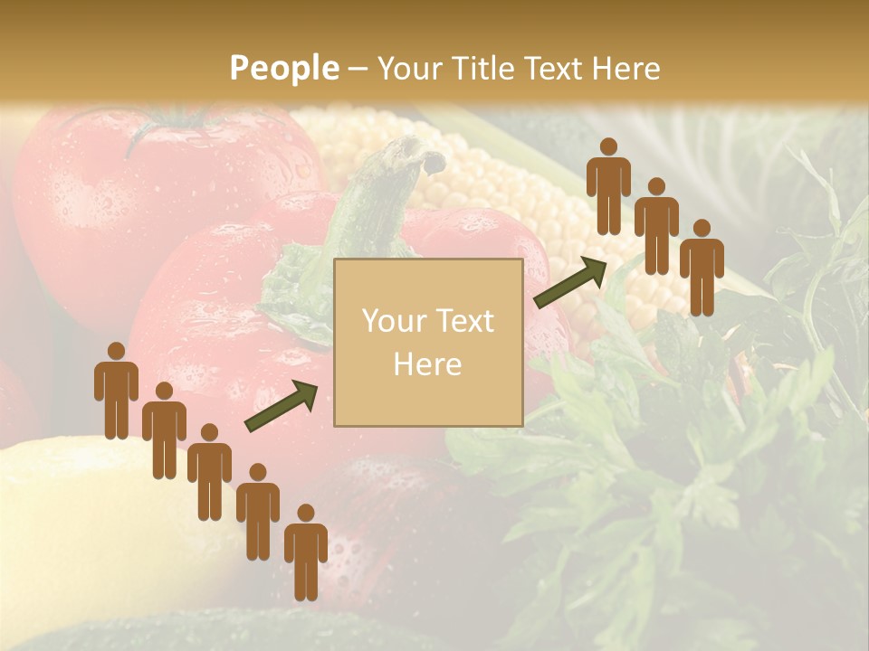 Garden Market Recipe PowerPoint Template
