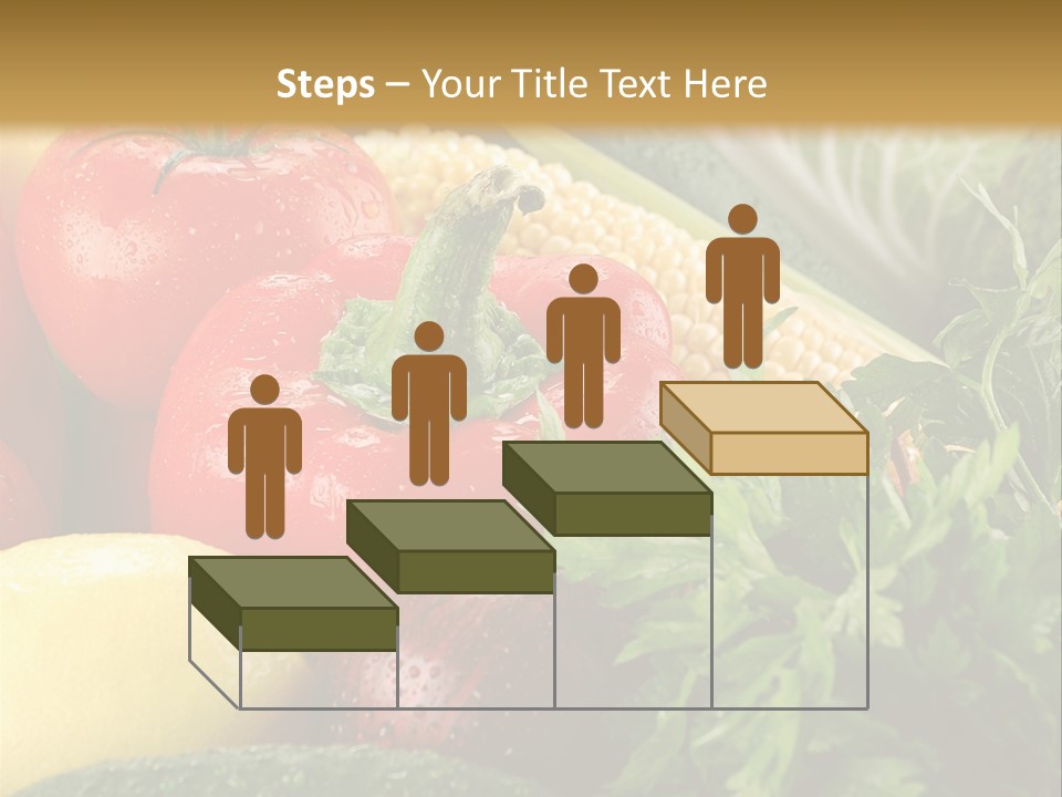 Garden Market Recipe PowerPoint Template