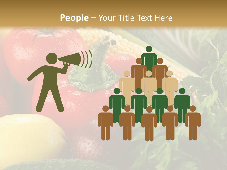 Garden Market Recipe PowerPoint Template