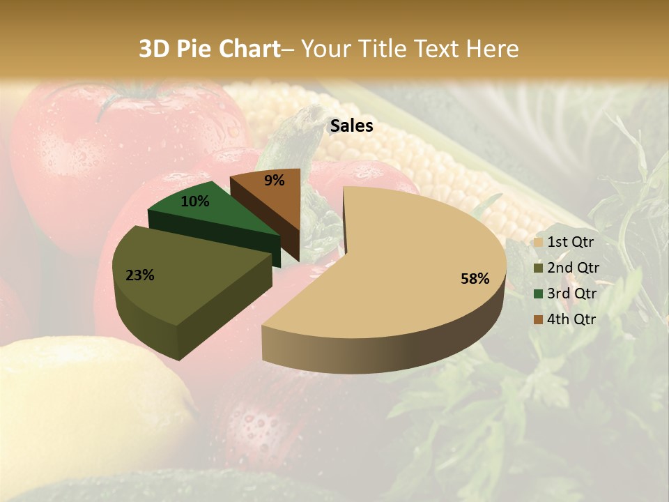 Garden Market Recipe PowerPoint Template