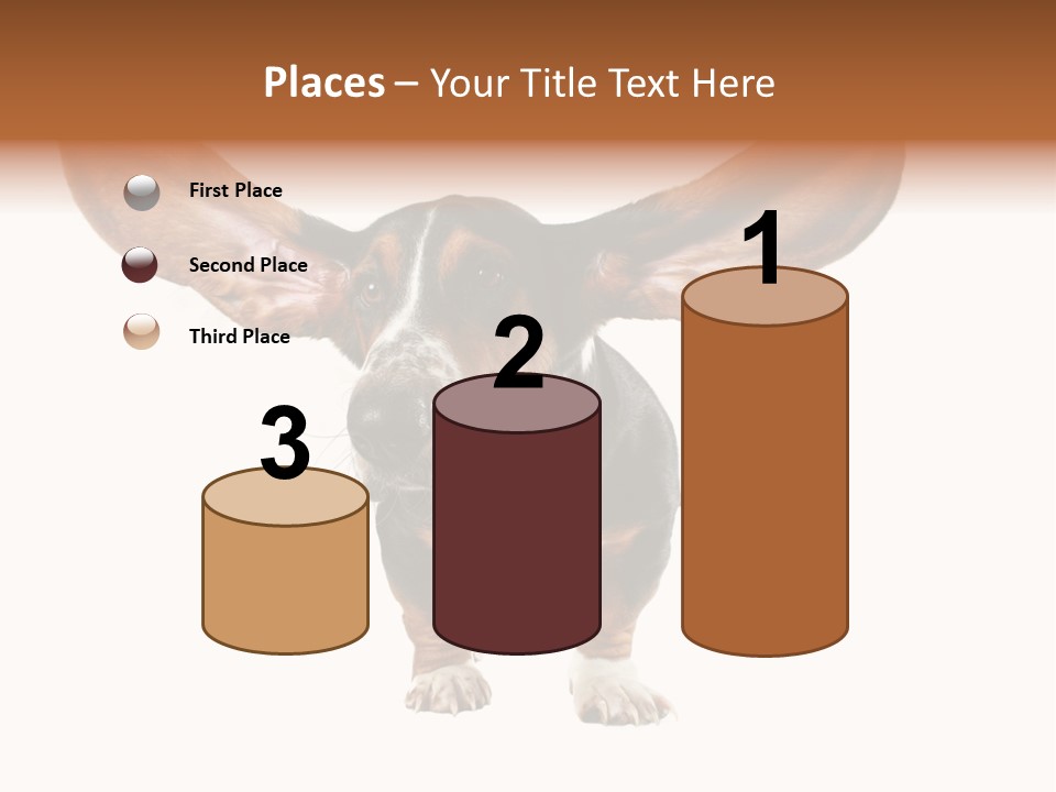 Isolated Humor Tongue PowerPoint Template