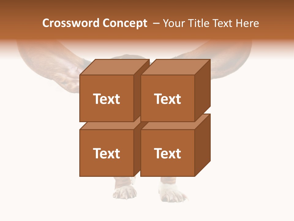 Isolated Humor Tongue PowerPoint Template