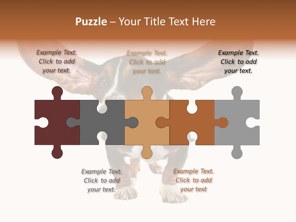 Isolated Humor Tongue PowerPoint Template
