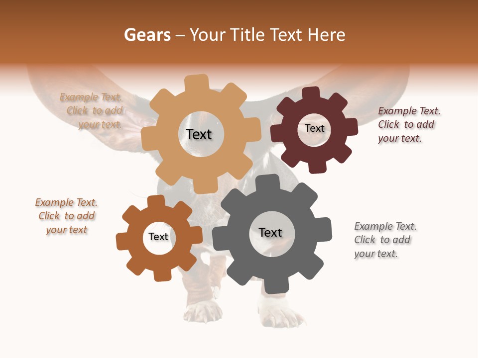 Isolated Humor Tongue PowerPoint Template