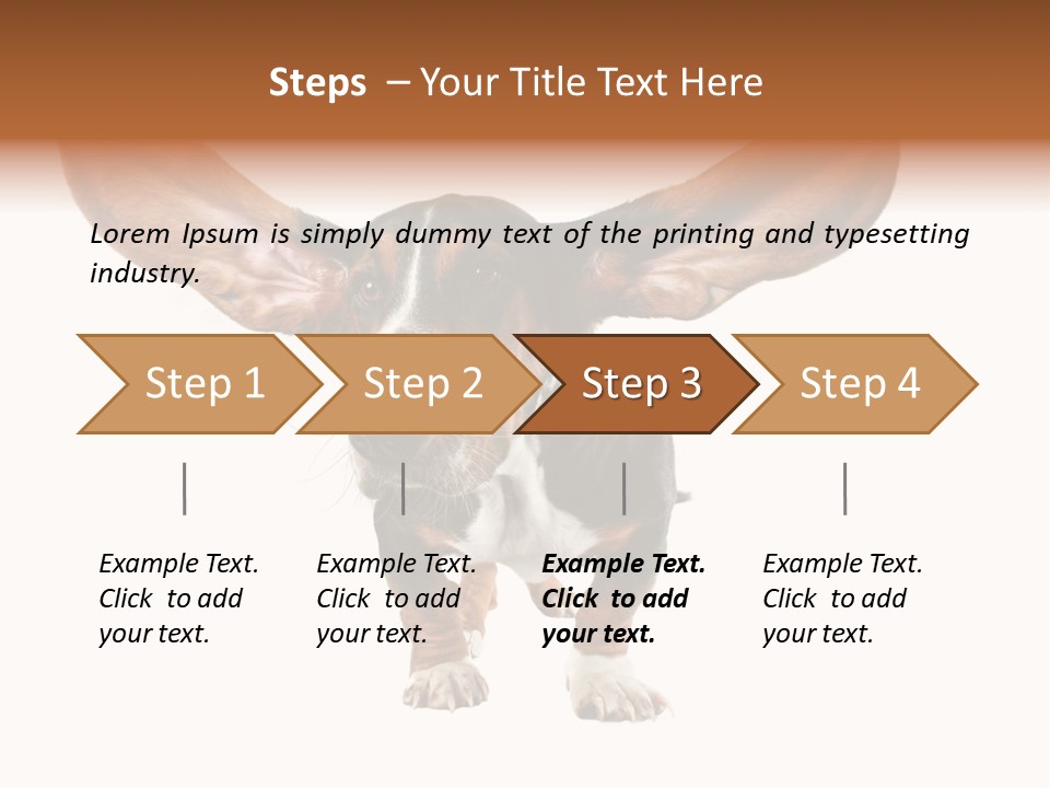 Isolated Humor Tongue PowerPoint Template