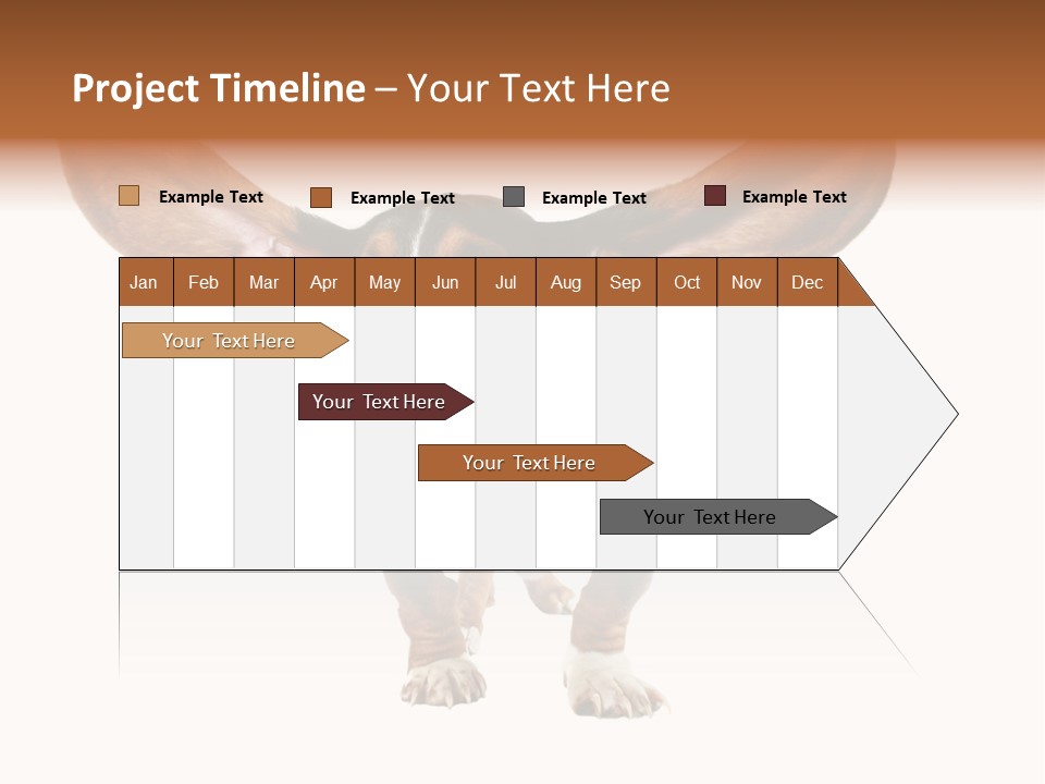 Isolated Humor Tongue PowerPoint Template