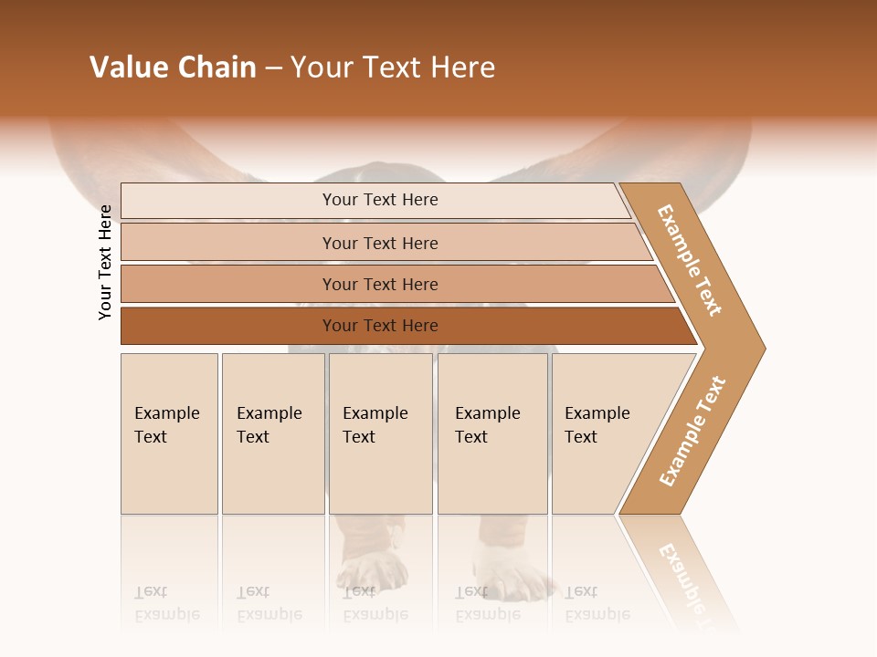Isolated Humor Tongue PowerPoint Template