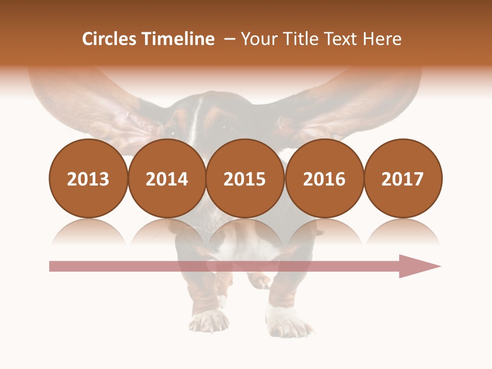 Isolated Humor Tongue PowerPoint Template