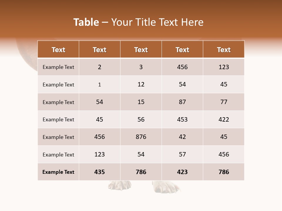 Isolated Humor Tongue PowerPoint Template