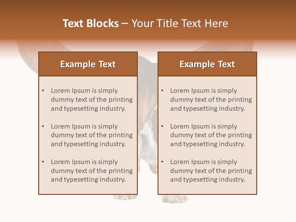 Isolated Humor Tongue PowerPoint Template