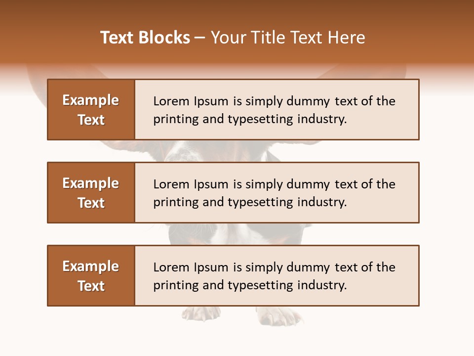 Isolated Humor Tongue PowerPoint Template