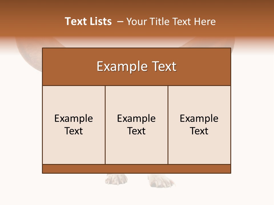 Isolated Humor Tongue PowerPoint Template