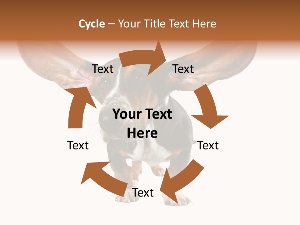 Isolated Humor Tongue PowerPoint Template
