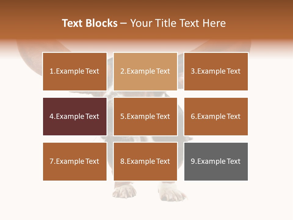 Isolated Humor Tongue PowerPoint Template