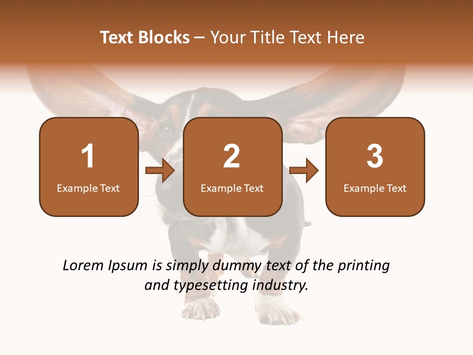 Isolated Humor Tongue PowerPoint Template