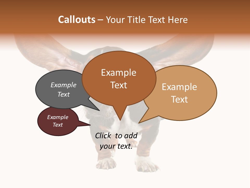 Isolated Humor Tongue PowerPoint Template