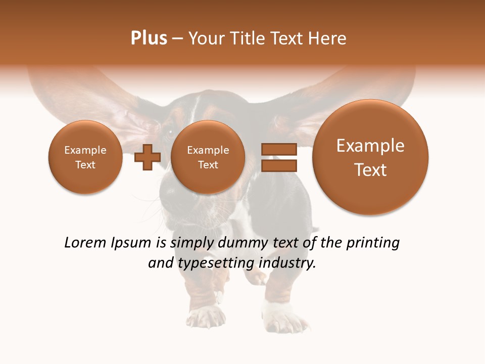 Isolated Humor Tongue PowerPoint Template