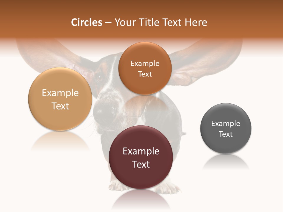 Isolated Humor Tongue PowerPoint Template