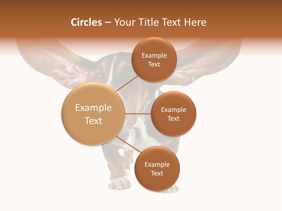 Isolated Humor Tongue PowerPoint Template