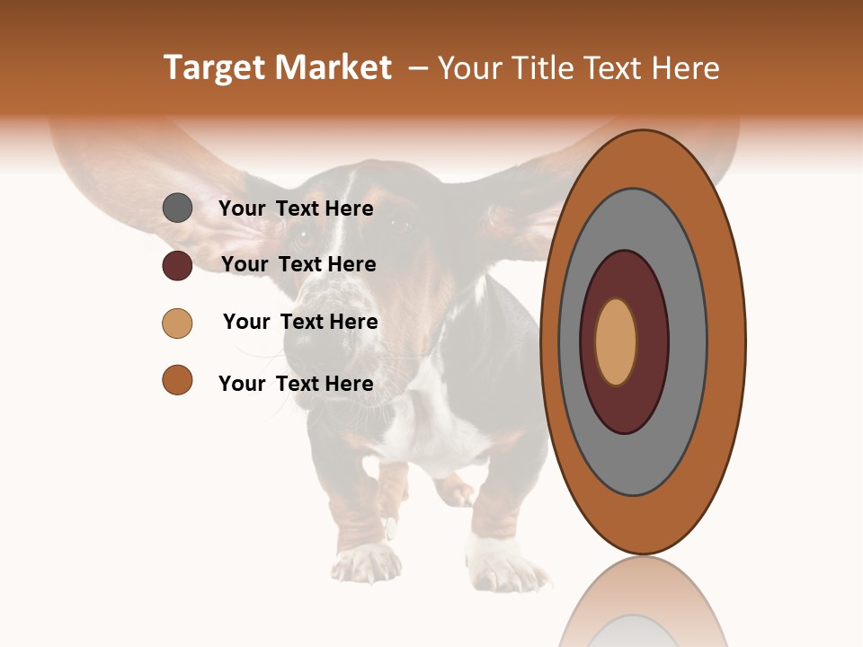 Isolated Humor Tongue PowerPoint Template