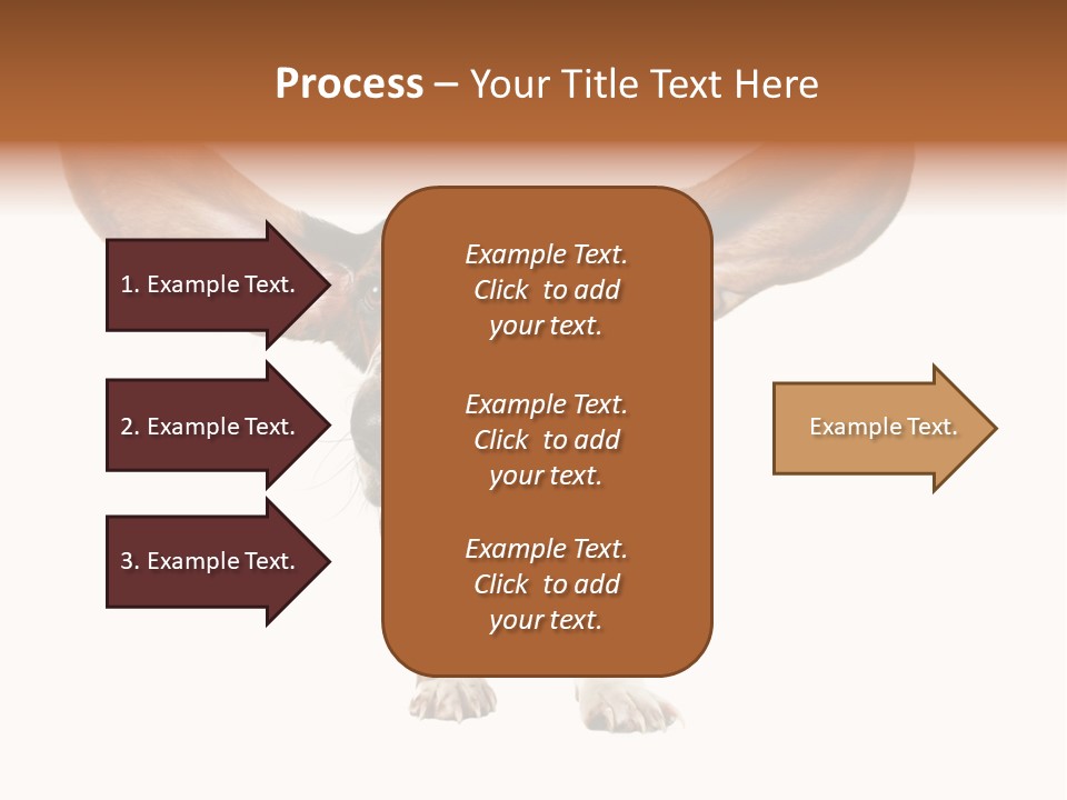 Isolated Humor Tongue PowerPoint Template