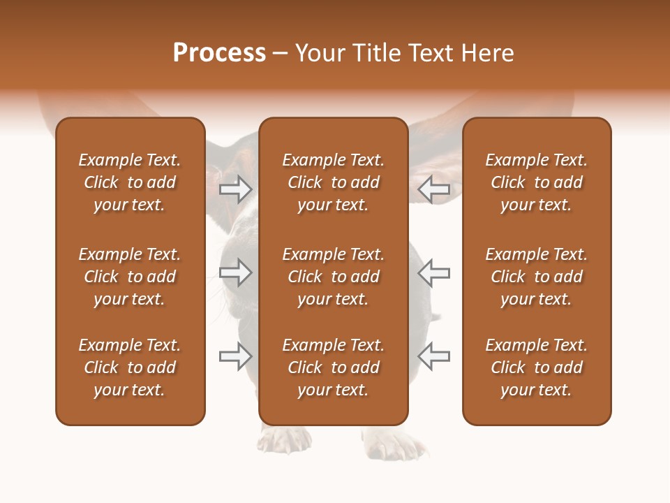 Isolated Humor Tongue PowerPoint Template