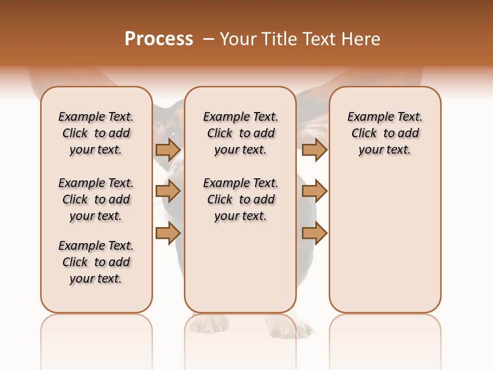Isolated Humor Tongue PowerPoint Template
