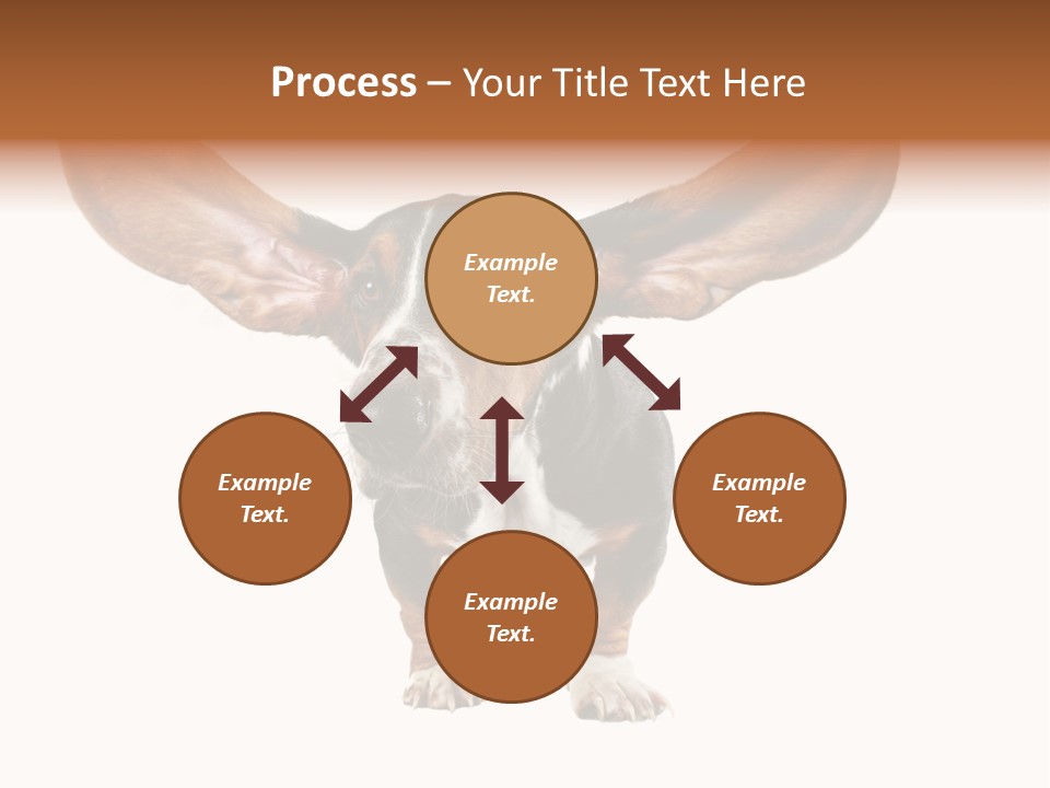 Isolated Humor Tongue PowerPoint Template