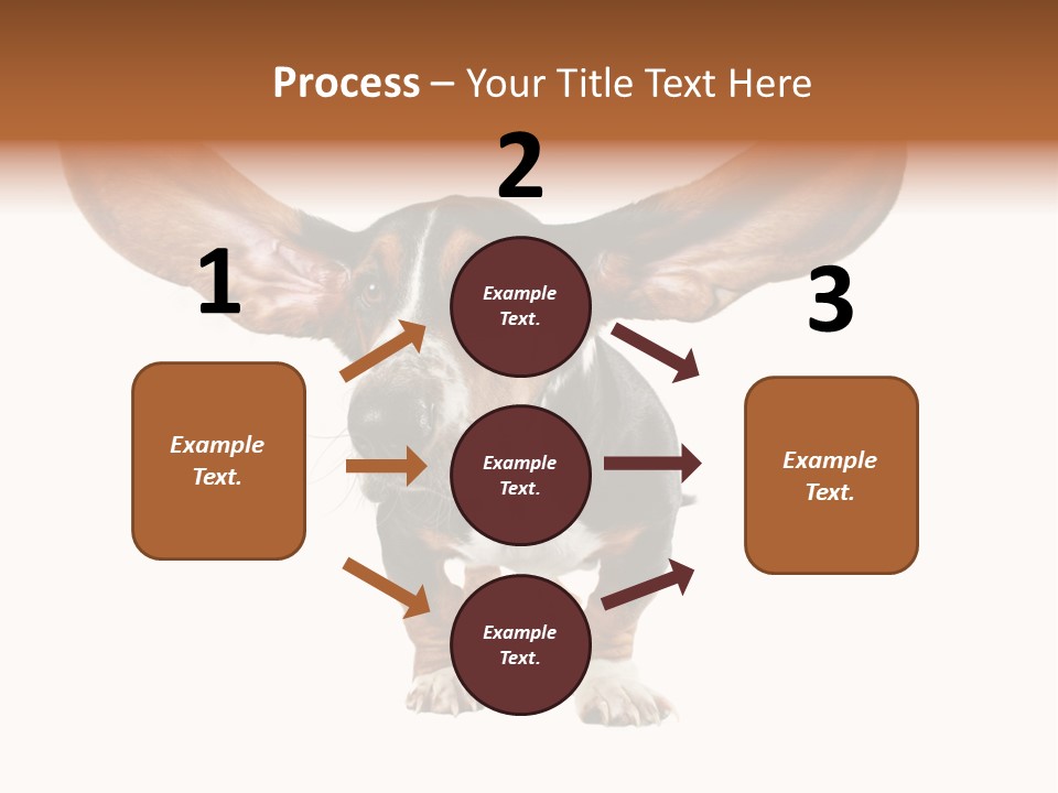 Isolated Humor Tongue PowerPoint Template