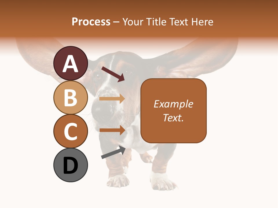 Isolated Humor Tongue PowerPoint Template