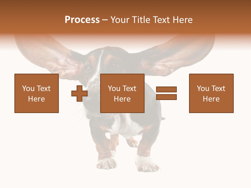 Isolated Humor Tongue PowerPoint Template