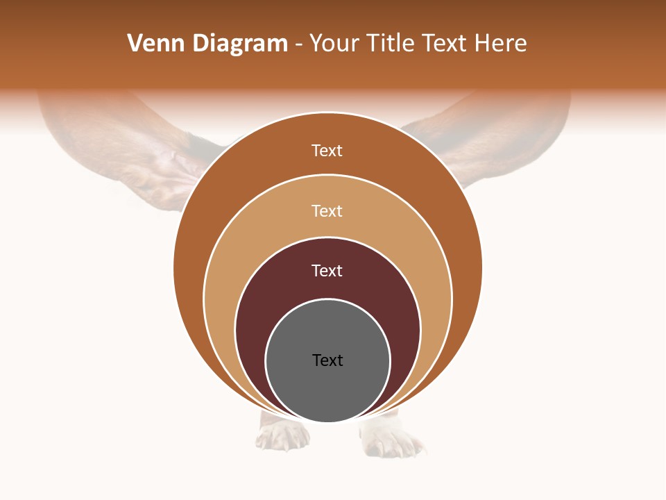 Isolated Humor Tongue PowerPoint Template