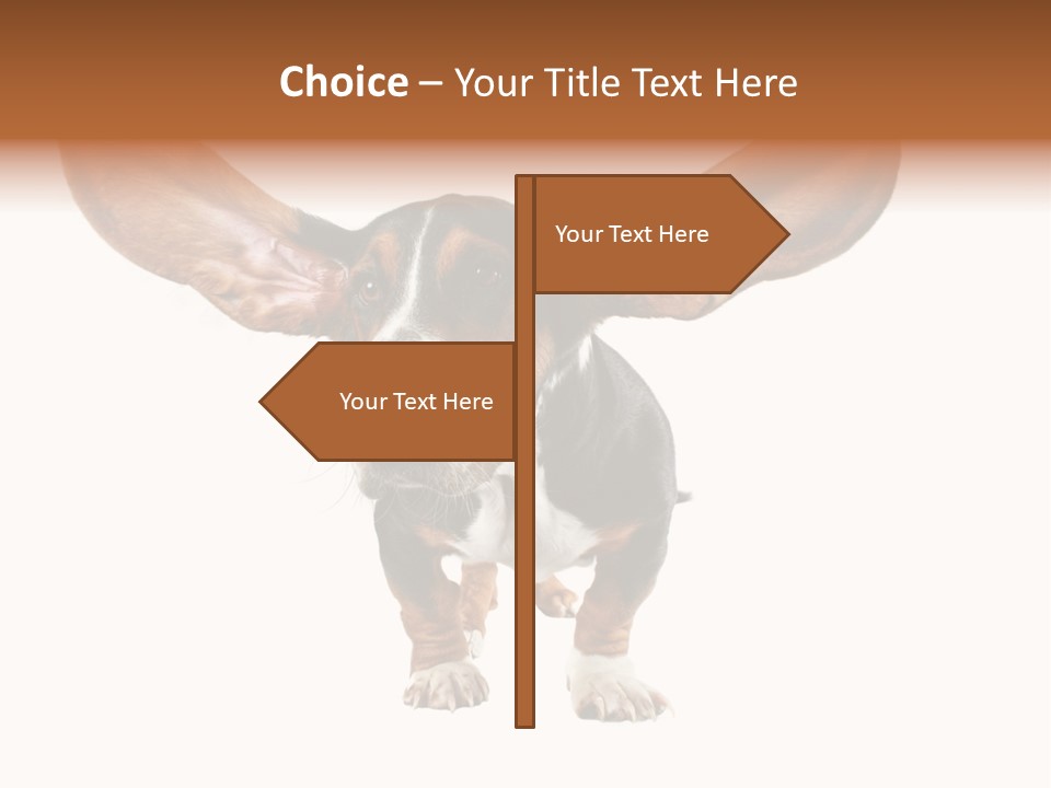 Isolated Humor Tongue PowerPoint Template