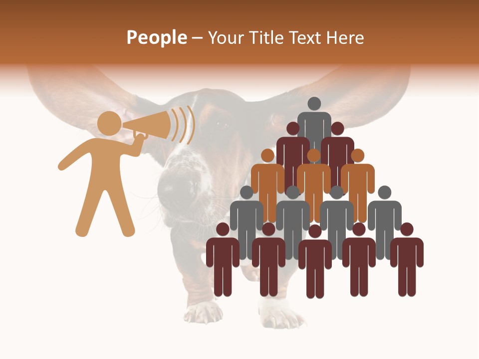 Isolated Humor Tongue PowerPoint Template