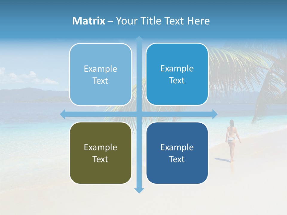 Palm Sky Tropical PowerPoint Template