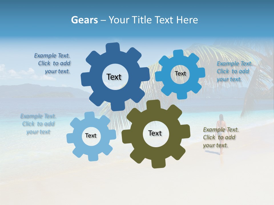 Palm Sky Tropical PowerPoint Template