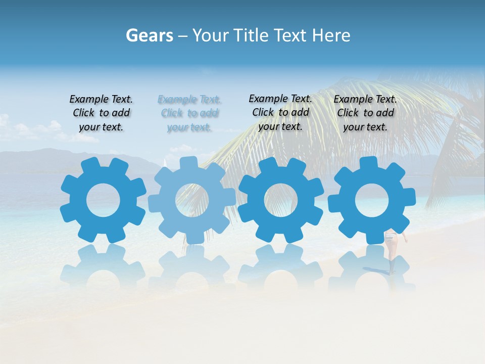 Palm Sky Tropical PowerPoint Template