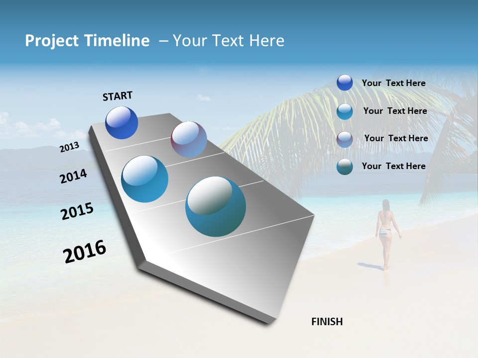 Palm Sky Tropical PowerPoint Template